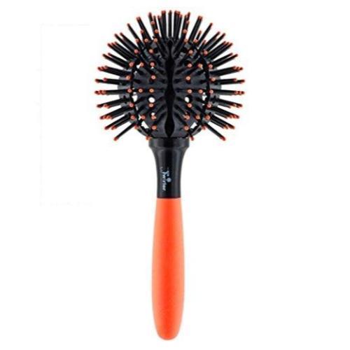 The Twirler Ball Brush- Neon Orange